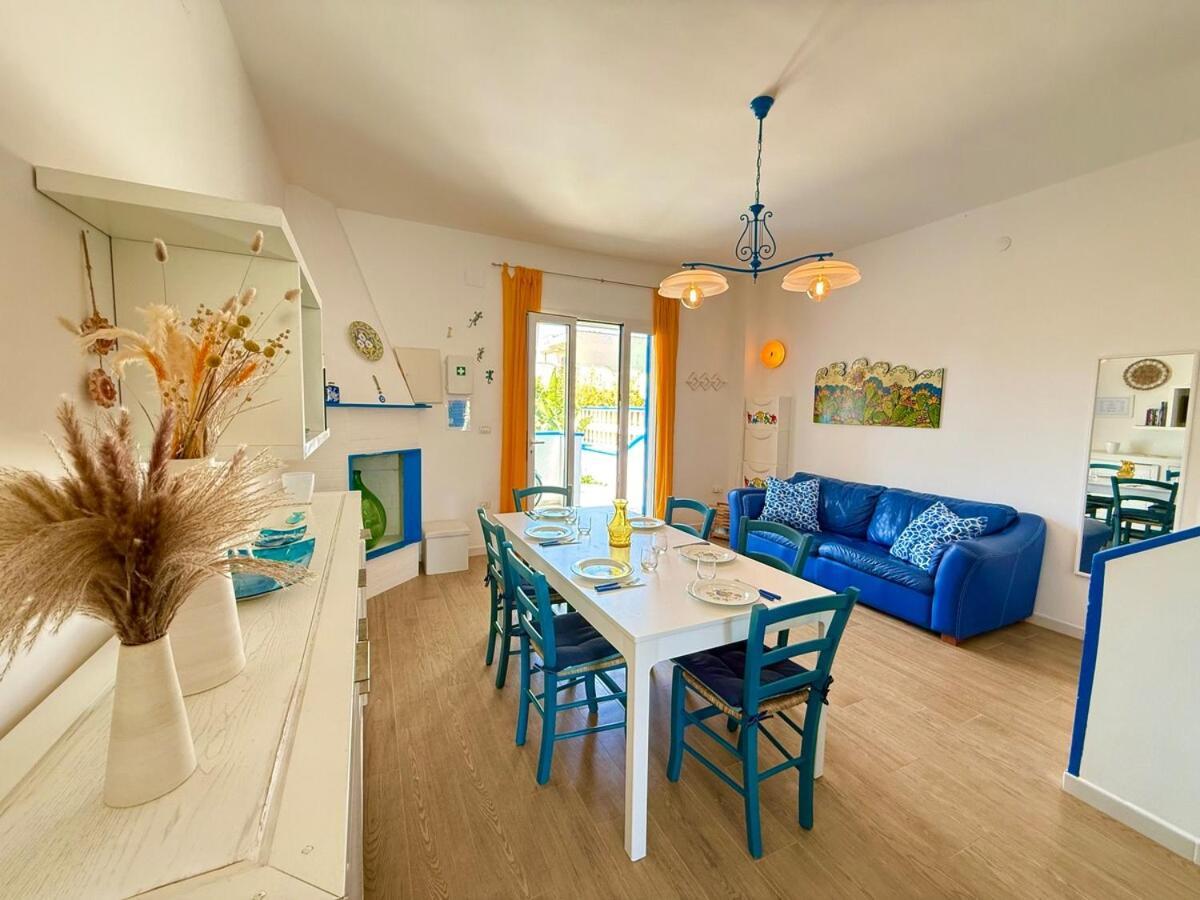 Villa Ranieri-Casa Con Vista A Campo Di Mare Torre San Gennaro Extérieur photo